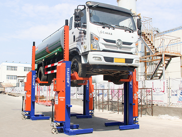 8.5-Ton Hydraulic Lifting Solution for Heavy Truck Maintenance