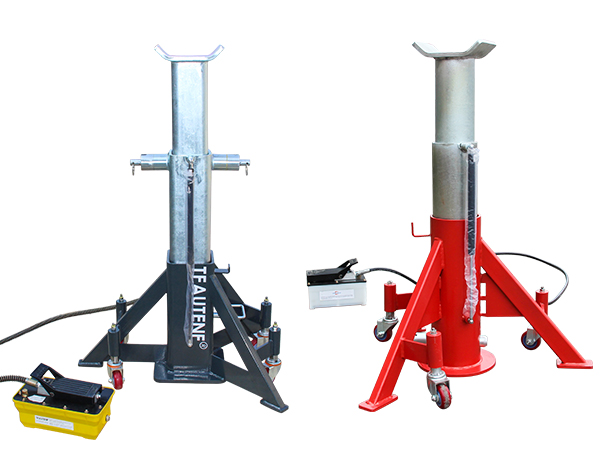 The difference between a square jack stand and a round jack stand
